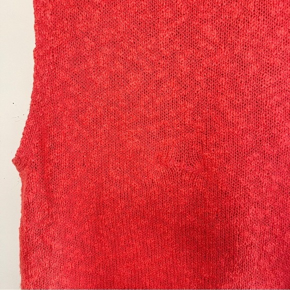 J.CREW V-Neck Beach Sweater-Tank in Bright Cerise, Large - Picture 7 of 10